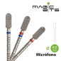Fresa Micrófono 3.1 mm- azul/rojo
