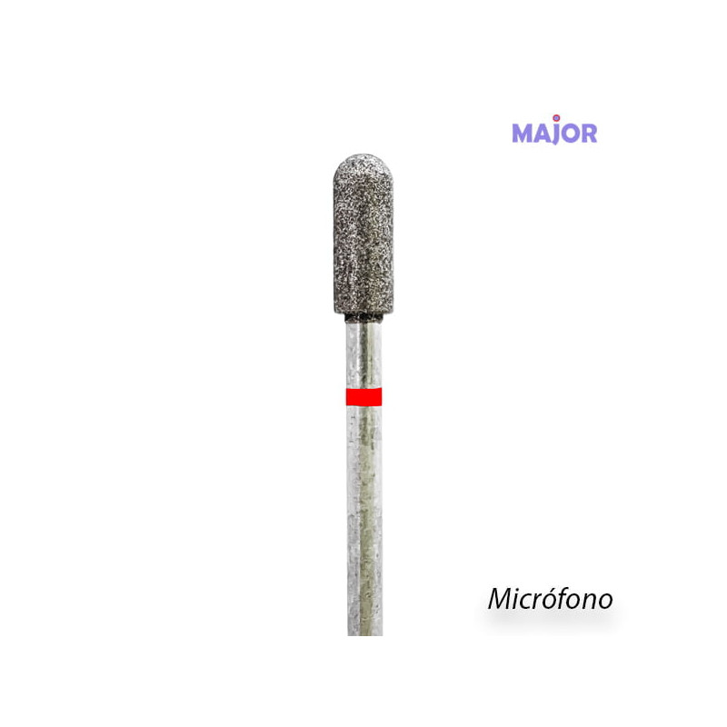 Fresa Microfono Rojo 3,1mm