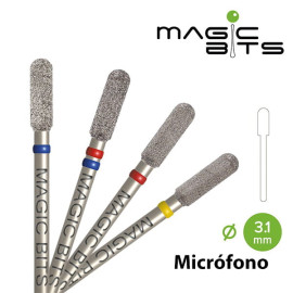 Fresa Micrófono 3.1 mm- azul/rojo